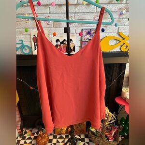 Torrid Burnt Orange Flowy Tank Size 0